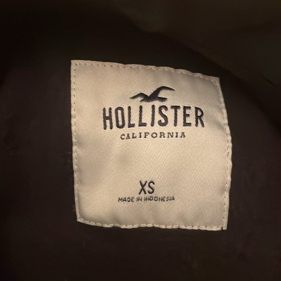 Hollister Black Hoodie XS Floral Sleeve - Picture 7 of 7